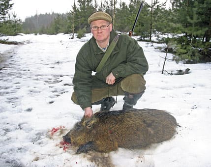Anders Scharp har i samarbete med Åda gods tagit fram ett koncept där jakten resulterar i viltkött som serveras på hans restauranger.