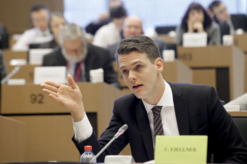 Christofer Fjellner, moderat EU-parlamentariker