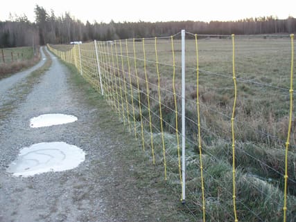 Akutstängsel. Länsstyrelsen kan bistå med så kallat akutstängsel, med styva vertikala ledare.