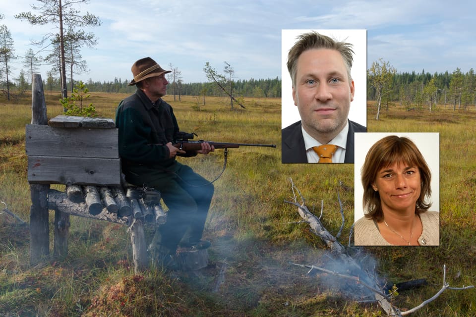 Tänker miljöminister Isabella Lövin försöka stoppa EU-förslaget om att ha jaktförbud i strikt skyddade naturområden på tio procent av Sveriges yta? Det undrar M-riksdagsledamoten John Widegren.