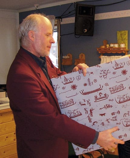 Förbundsordförande Conny Sandström kommer att få ett paket från JRF-distriktet i Norrbotten när förbundets 70-årsjubileum firas i samband med årsstämman den 14-15 juni.