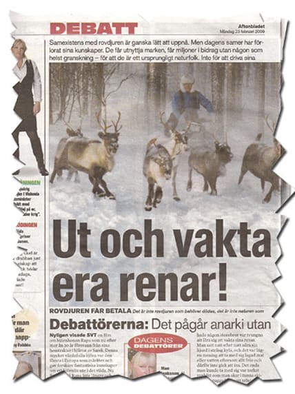 Aftonbladet hade torsdagen den 23 februari en stort uppslagen debattartikel som får Mikael Moilanen att undra vilket folkslag som kommer att förföljas av Nordens största dagstidning nästa gång. Är det svarta, finnar eller kanske zigenare?