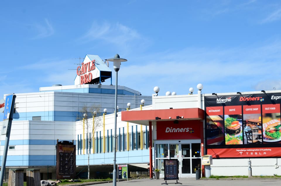 En varg blev påkörd och dödad av en lastbil i närheten av Gävle Bro på måndagskvällen.