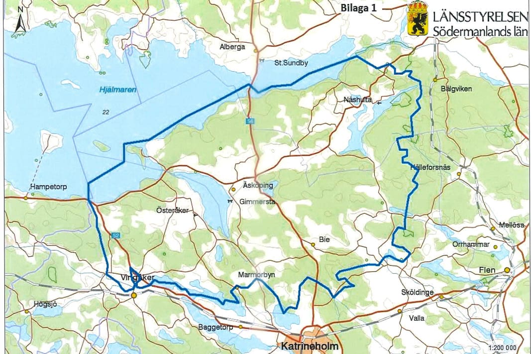 Här ska länsstyrelsens utvalda jägare försöka fälla den sista årsvalpen i varghybridkullen fram till sista mars.