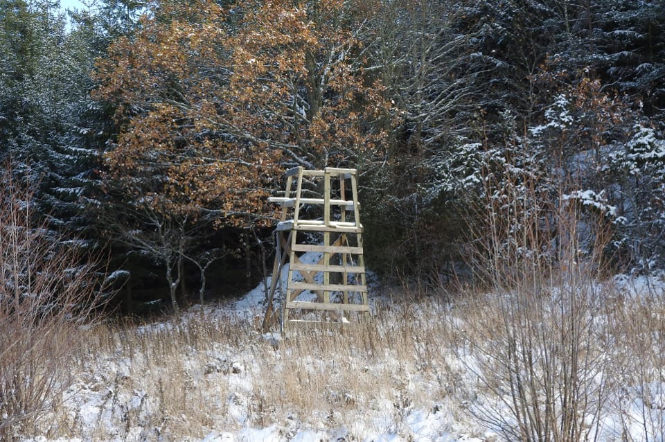 Foton och utsagor från polisen tydde på att jakttornet var bristfälligt stabiliserat. (arkivbild)