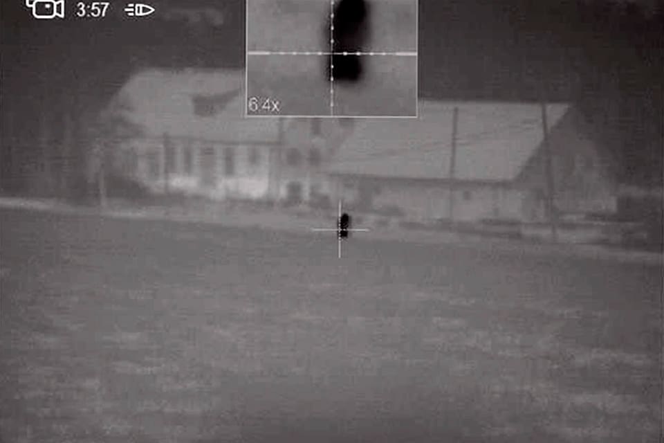 Skjutavståndet var drygt 176 meter och det var mörkt ute.