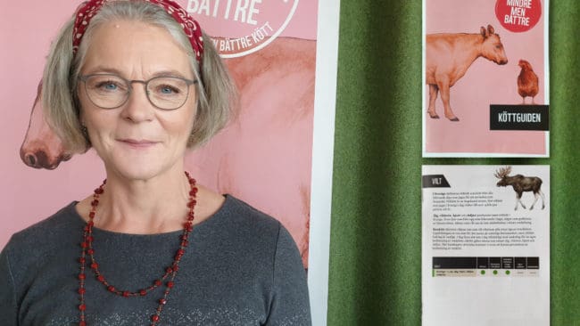 Anna Richert är ansvarig för Köttguiden från Världsnaturfonden WWF.