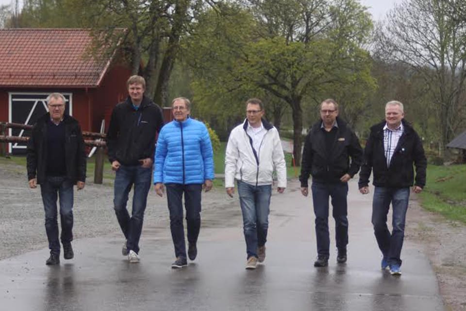 Moderatpolitiker i Dalsland, från vänster: Roland Björndahl, Mellerud, Jesper Johansson, Bengtsfors, Gert Andersson, Bengtsfors, Tomas Andersson, Färgelanda, Jan Johansson, Ed, Michael Karlsson, Åmål.