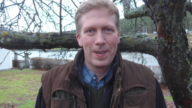 Riksviltvårdskonsulent Mikael Hultnäs hoppas att 2020-års julskinka blir en vildsvinsskinka.