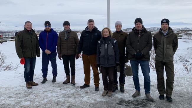 De isländska värdarna presenterade isländsk jaktkultur och några av öns naturliga sevärdheter för Nordisk Jägarsamvirkes styrelse i samband med mötet.