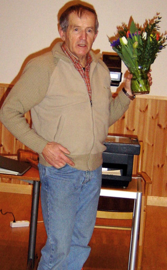 Karl-Erik Flink har varit aktiv i avdelningen i 30 år.