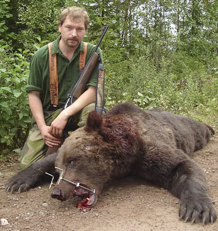 Rasmus Boström tycker att 50 björnar är en rimlig jaktkvot, både i Dalarna och Gävleborg.