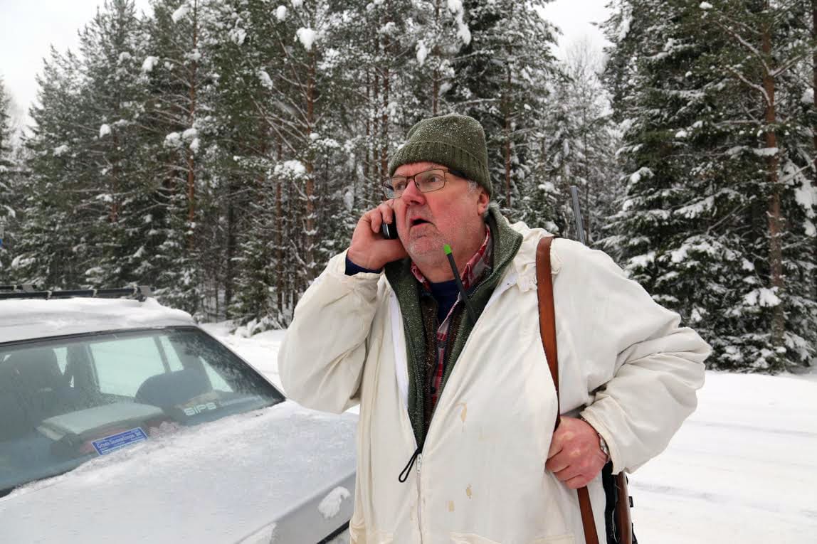 Roger Ericsson, en av jaktledarna i Olsjöreviret utanför Ludvika.