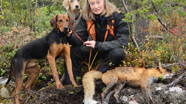 JRF-basen Solveig Larsson ser det som helt orimligt att jakt likställs med gruvdrift. I så fall kan det bli EU-förbud mot jakt och fiske på tio procent av Sveriges yta.