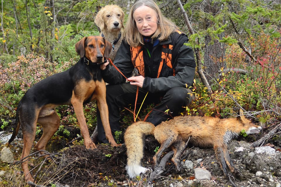 JRF-basen Solveig Larsson ser det som helt orimligt att jakt likställs med gruvdrift. I så fall kan det bli EU-förbud mot jakt och fiske på tio procent av Sveriges yta.