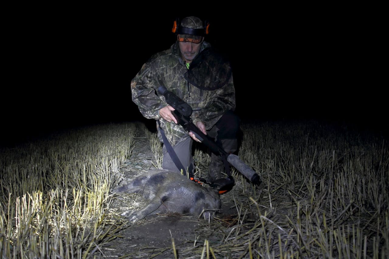 I Östergötland kommer det att provas att bilda grupper med unga ”jourjägare” som rycker ut och skjuter bort skadegörande vildsvin.