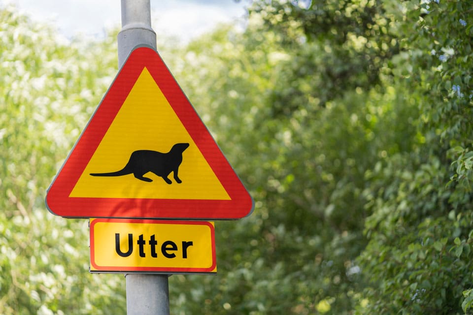 En varningsskylt som kan bli allt vanligare.