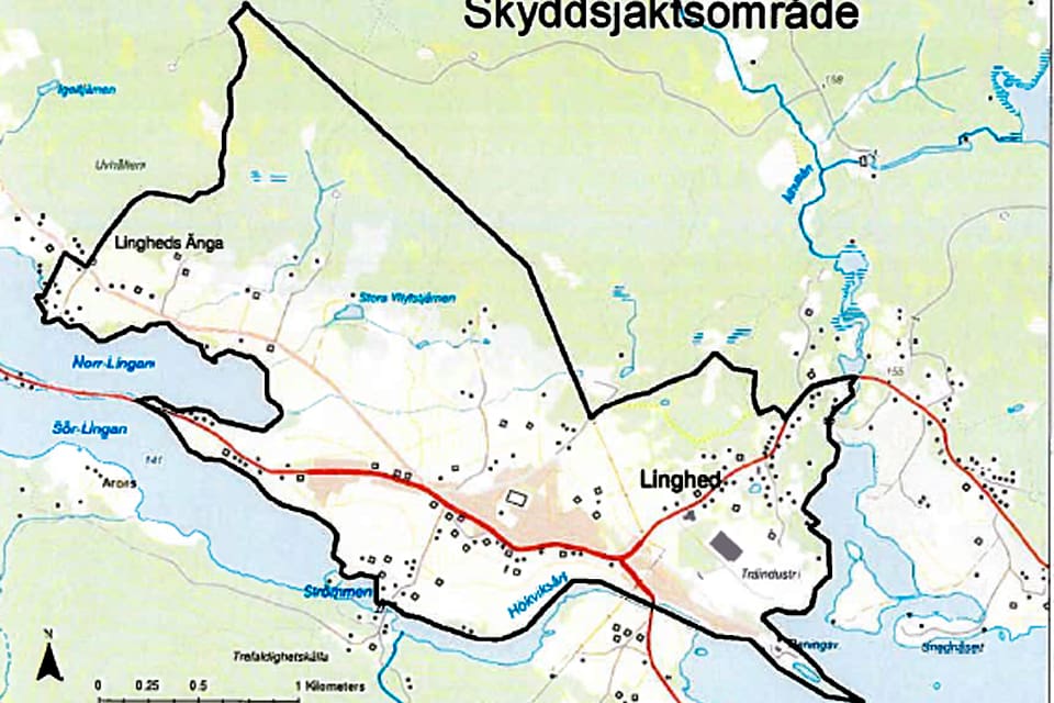 I det här området får vargen jagas.