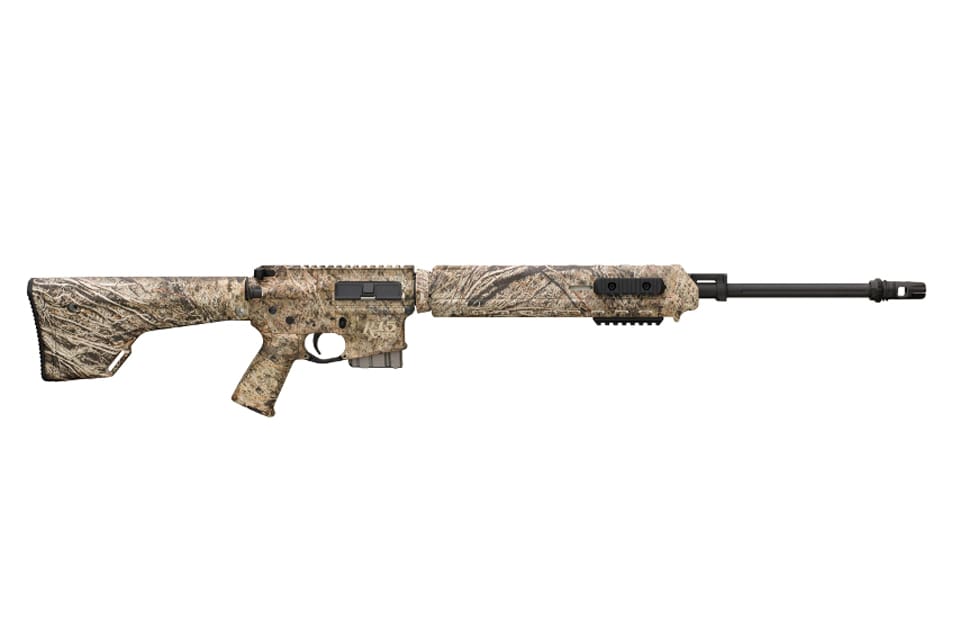 Remington-modellen R-15, en halvautomatisk studsare. Den här typen av vapen har förknippats allt mer med skolskjutningar i USA och gjort att Remington tappade viktiga finansiärer. Nu har företagsledningen begärt den anrika vapentillverkaren i konkursförvaltning.