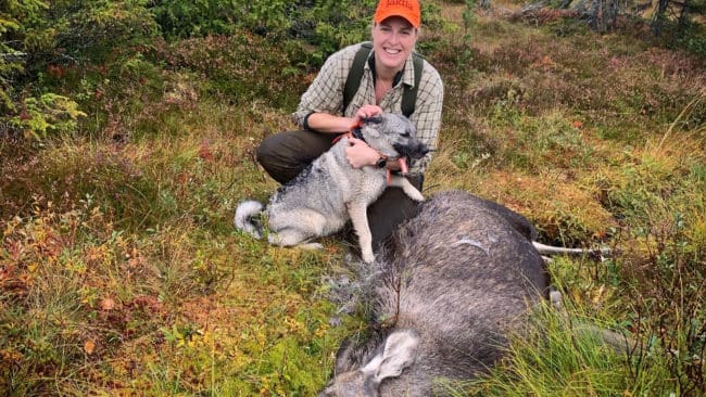 Josefine Jerlström med Ida. "Jag har en femmånaders valp efter henne, det ska bli otroligt roligt att göra om resan med en ny hund."