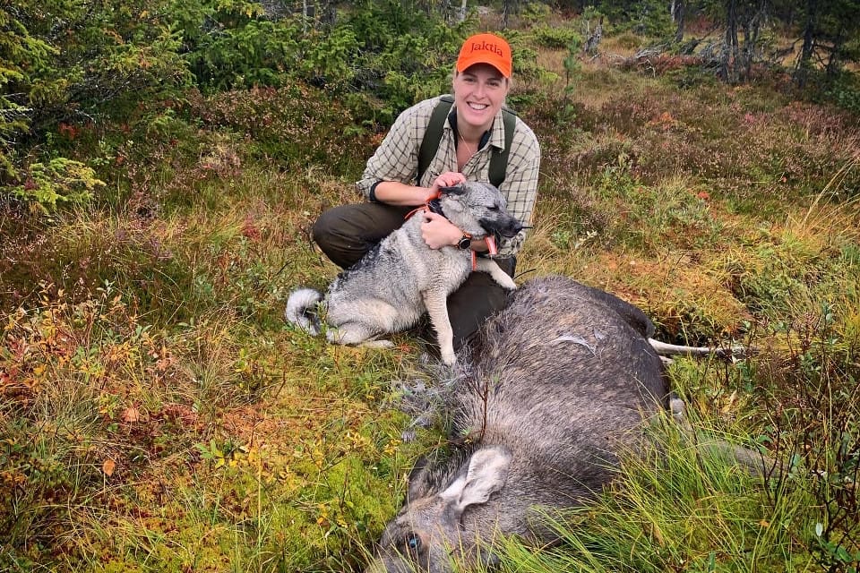 Josefine Jerlström med Ida. "Jag har en femmånaders valp efter henne, det ska bli otroligt roligt att göra om resan med en ny hund."