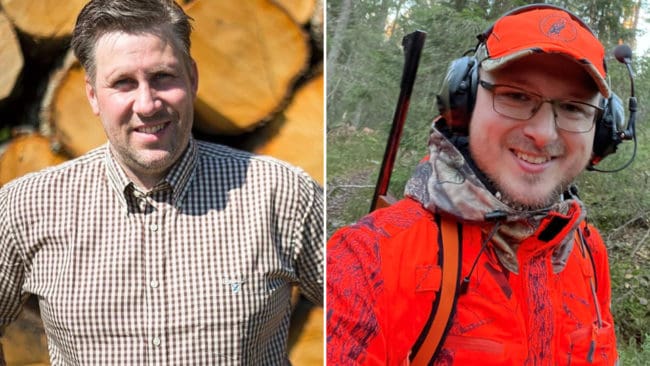 John Widegren och Erik Ottoson poddar om jakt och politik.