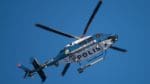 Det var med hjälp av helikopter som den försvunna mannen kunde återfinnas vandrande i terrängen.