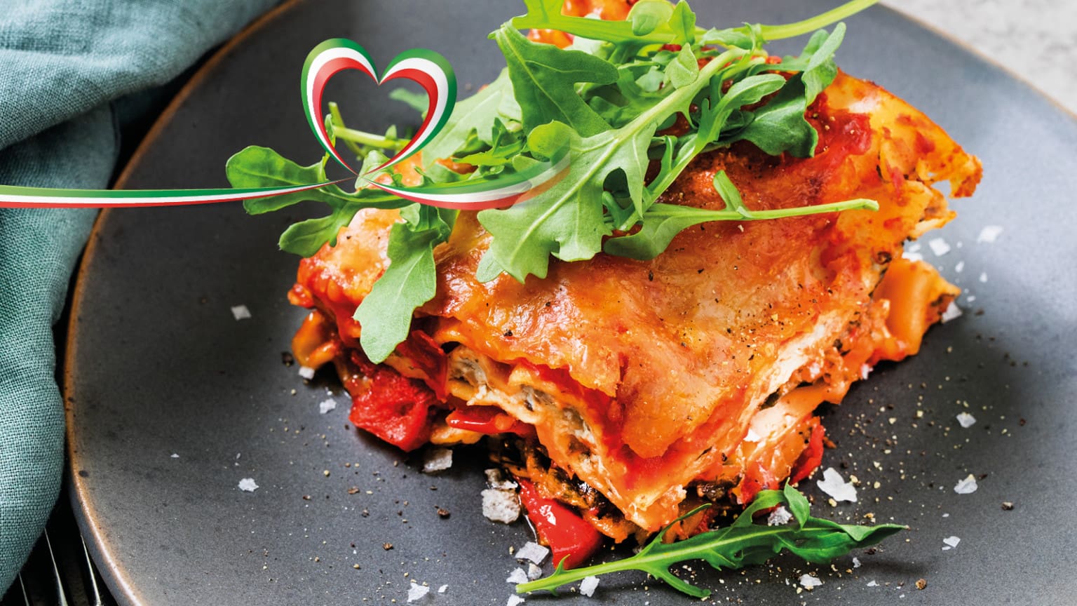 Lasagne med mustig tomatsås Jakt & Jägare