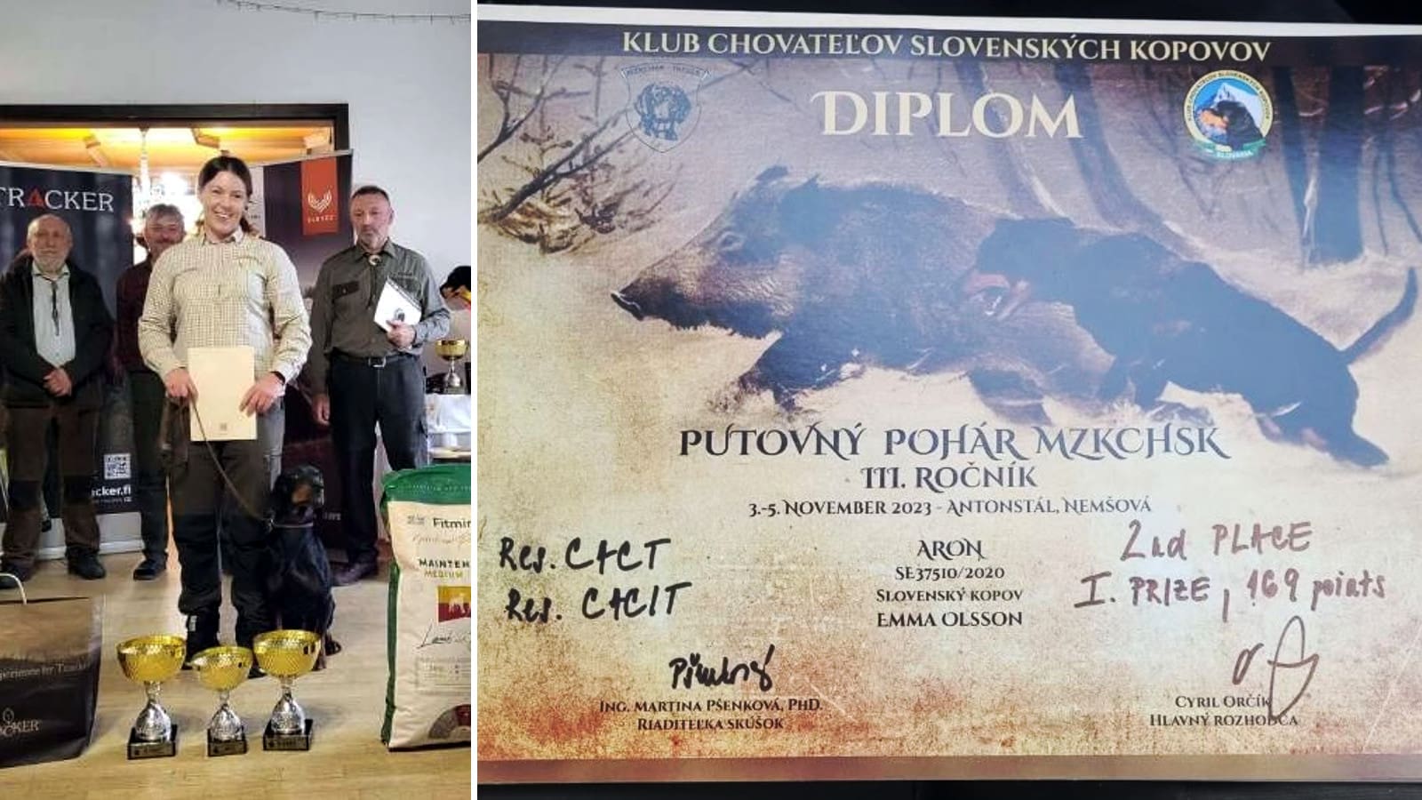 The second best in the world Aron and Emma – 2nd in international dog competition